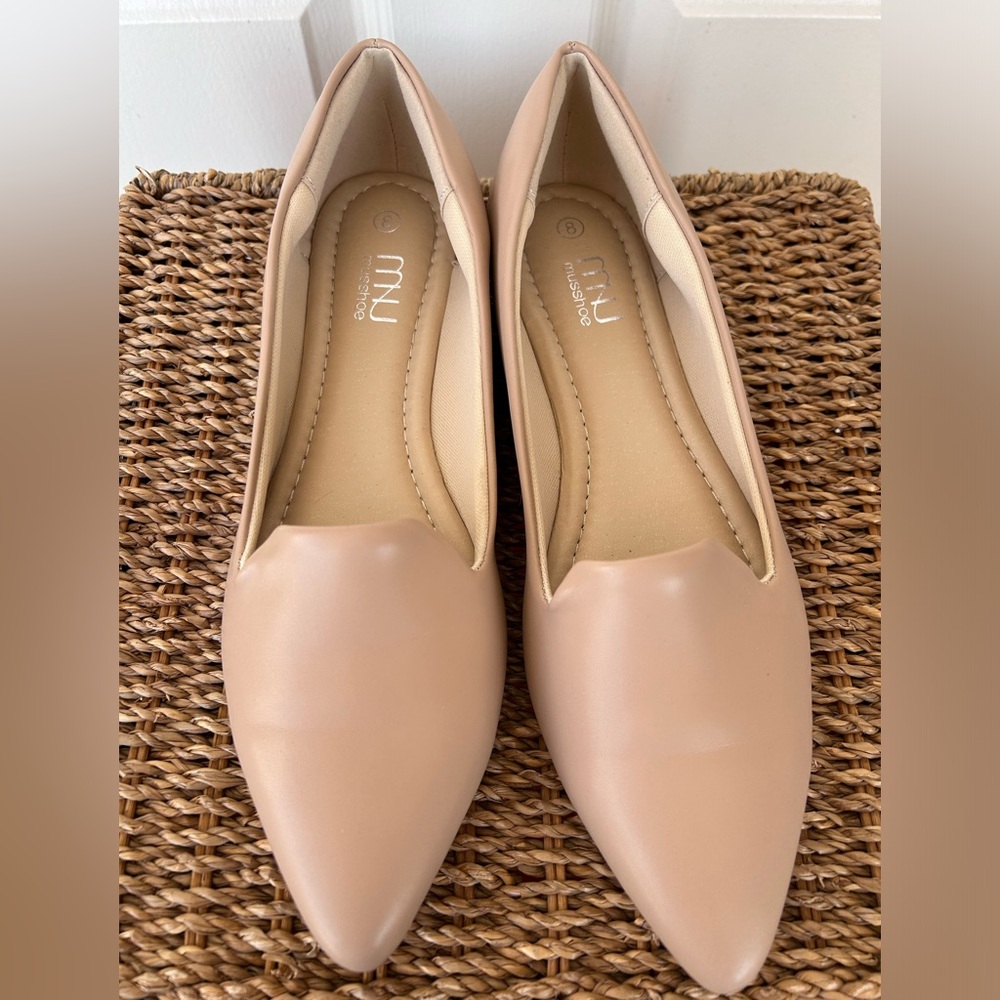 Musshoe Brand Women’s Ballet Flat Slip On Tan Size 8